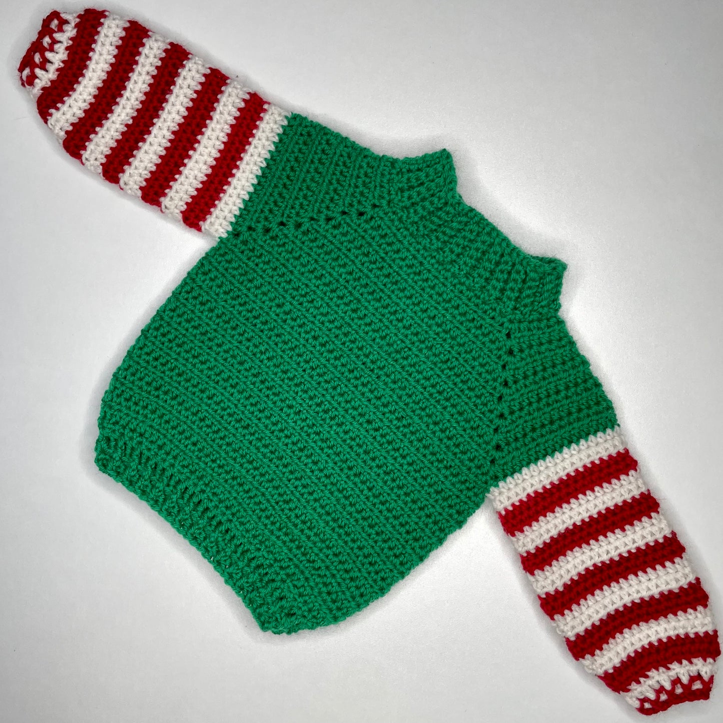 Pullover + Bonnet Set Babyelf, Größe 68 // gehäkelt