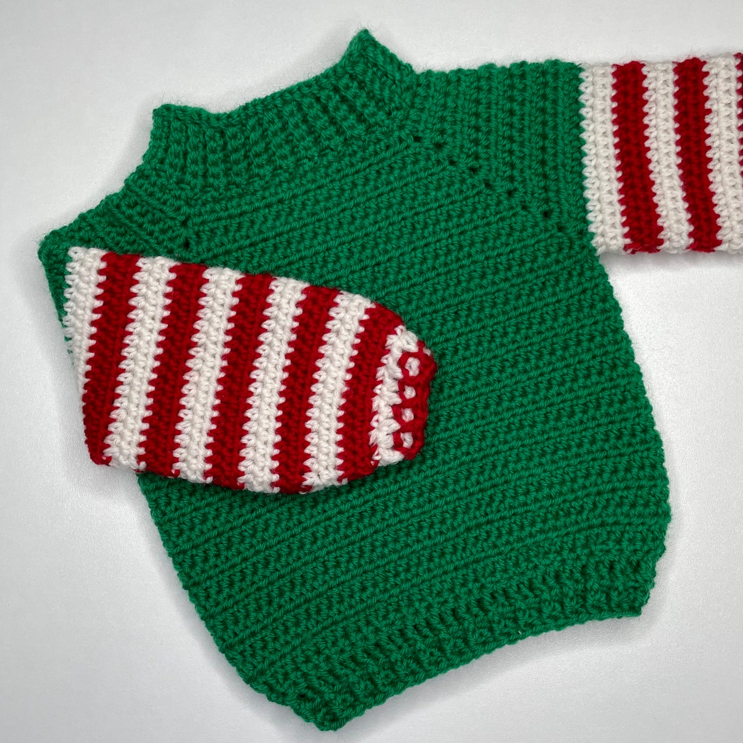 Pullover + Bonnet Set Babyelf, Größe 68 // gehäkelt