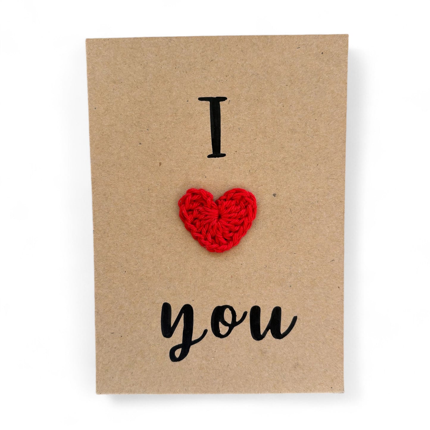 Postkarte „I Love You“ zum Valentinstag / Hochzeitstag