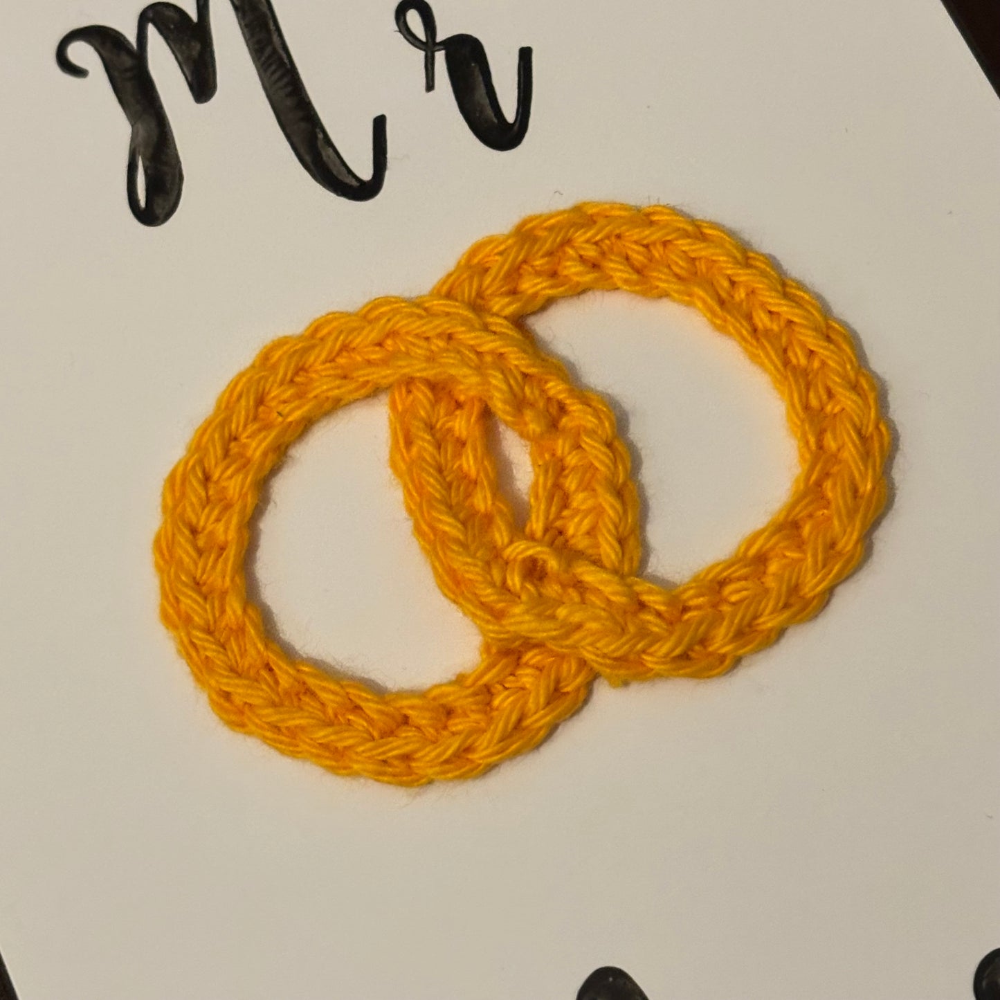 Postkarte "Mr & Mrs" zur Hochzeit // B Ware