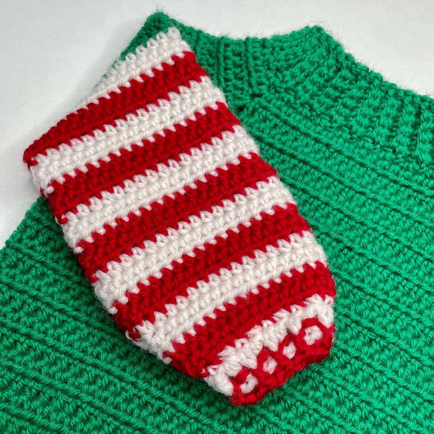 Pullover + Bonnet Set Babyelf, Größe 68 // gehäkelt