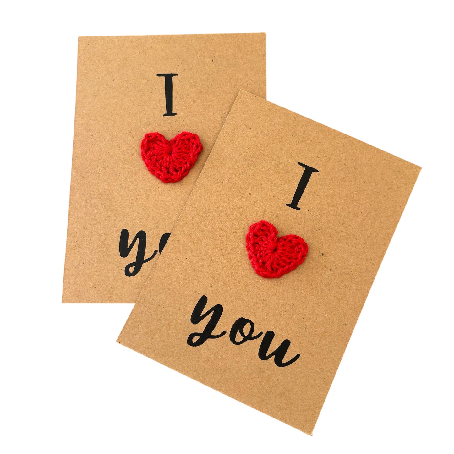 Postkarte „I Love You“ zum Valentinstag / Hochzeitstag