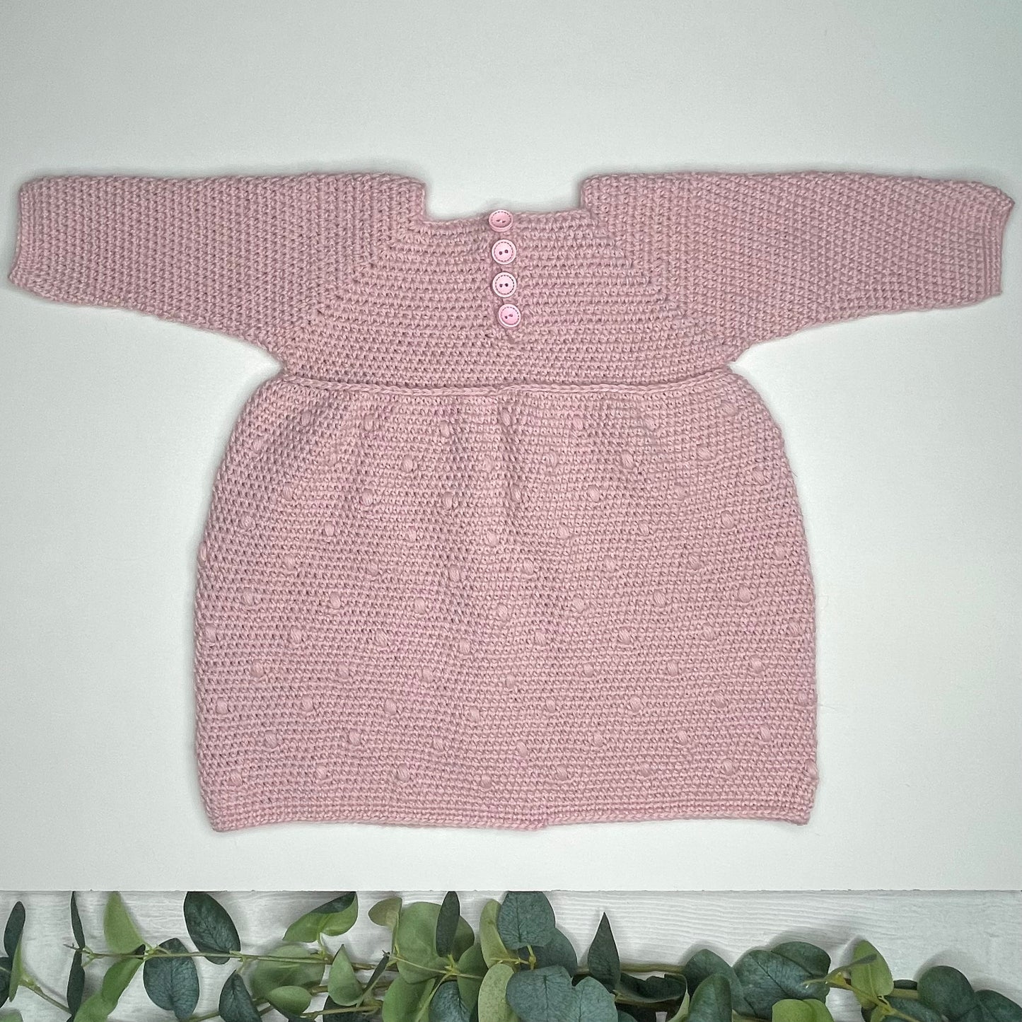 Kleid Dotty, Größe 80 // gehäkelt