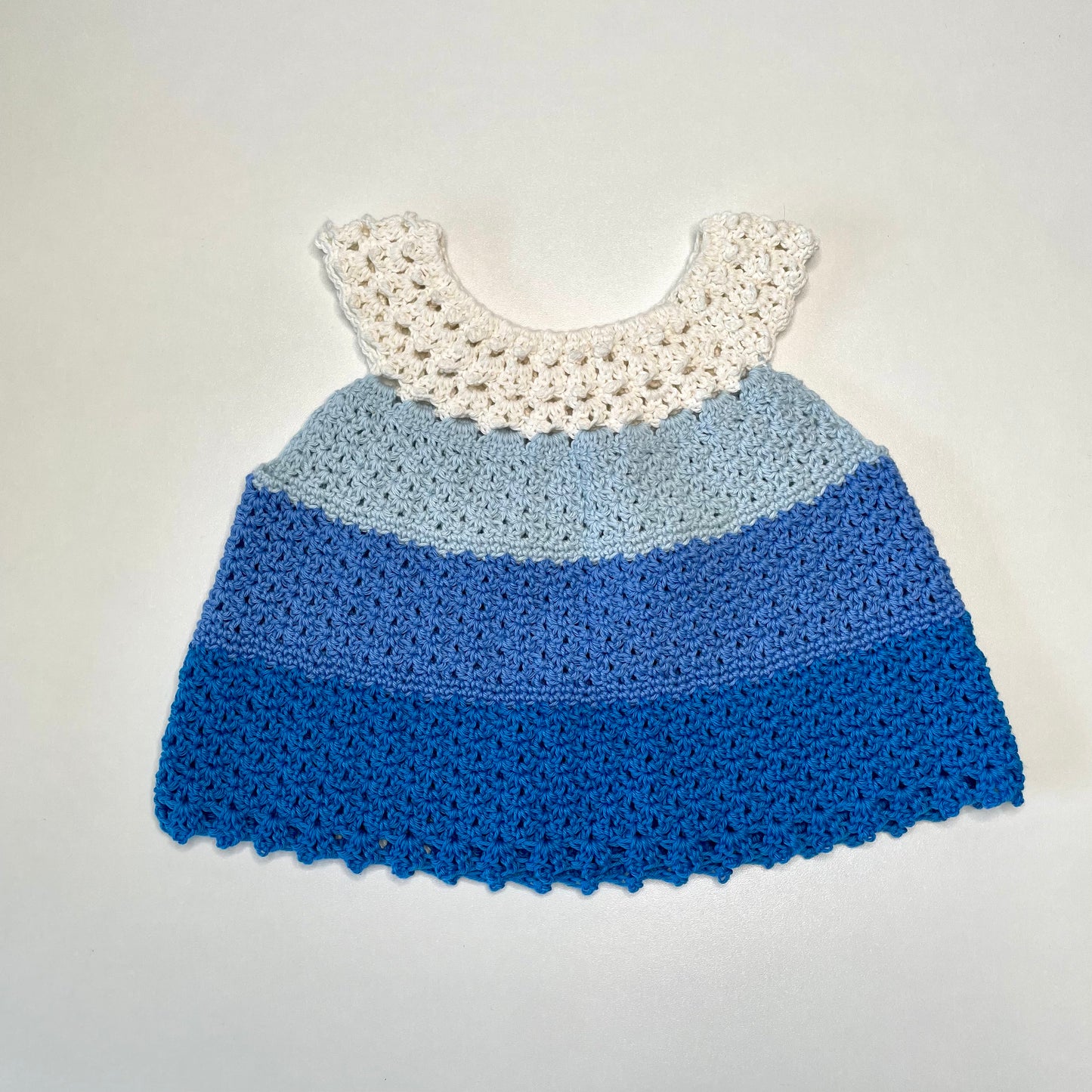 Kleid Ombré, Größe 56 // gehäkelt
