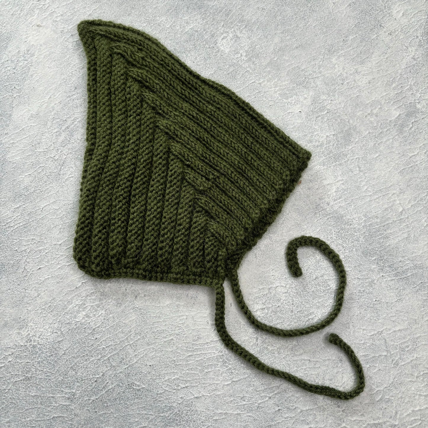 Bonnet Zipfelmütze, gestrickt KU 40cm