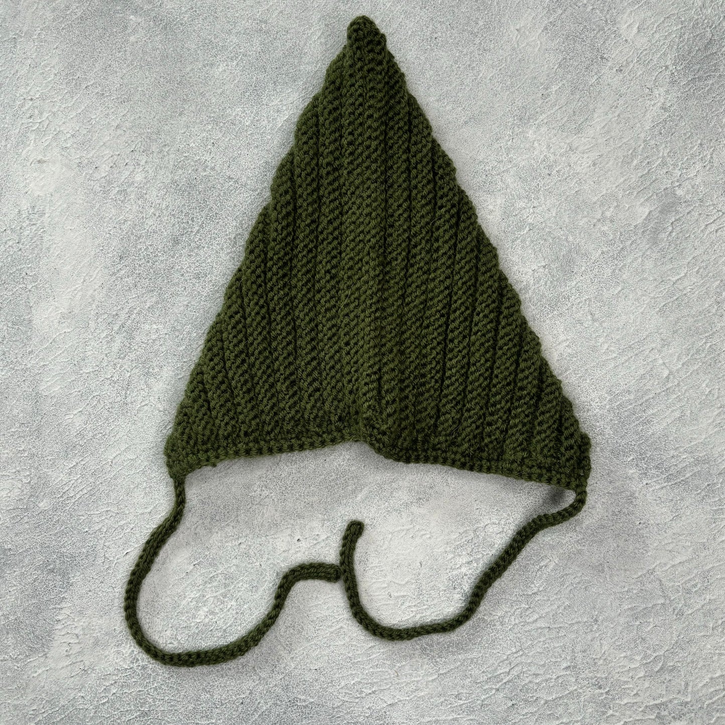 Bonnet Zipfelmütze, gestrickt KU 40cm