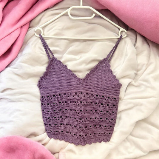 Häkelanleitung Crop Top Boho Summer // DEUTSCH