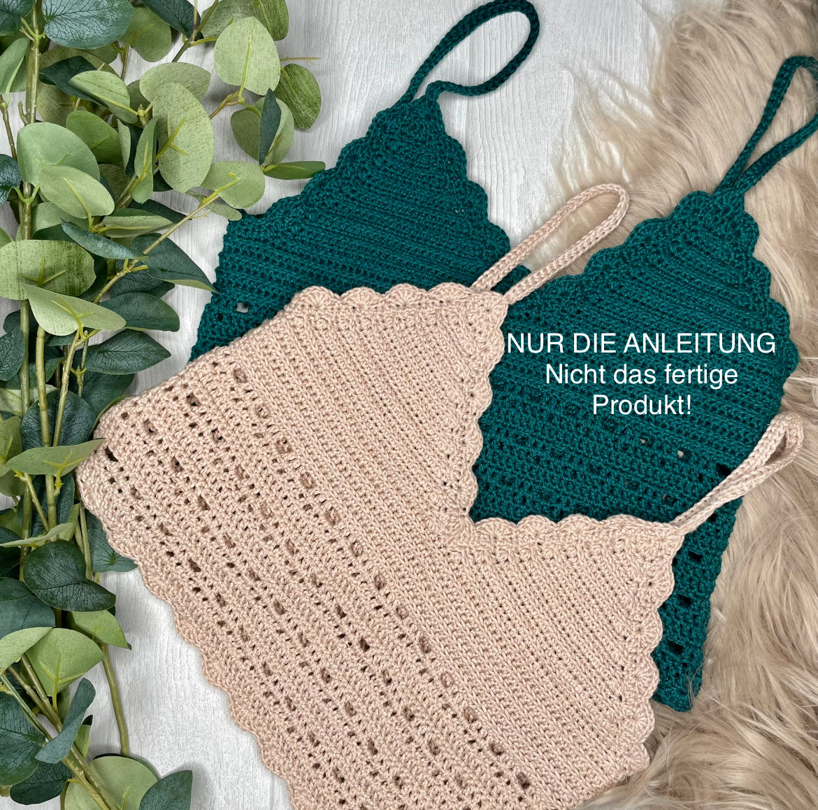 Häkelanleitung Crop Top Boho Summer // DEUTSCH